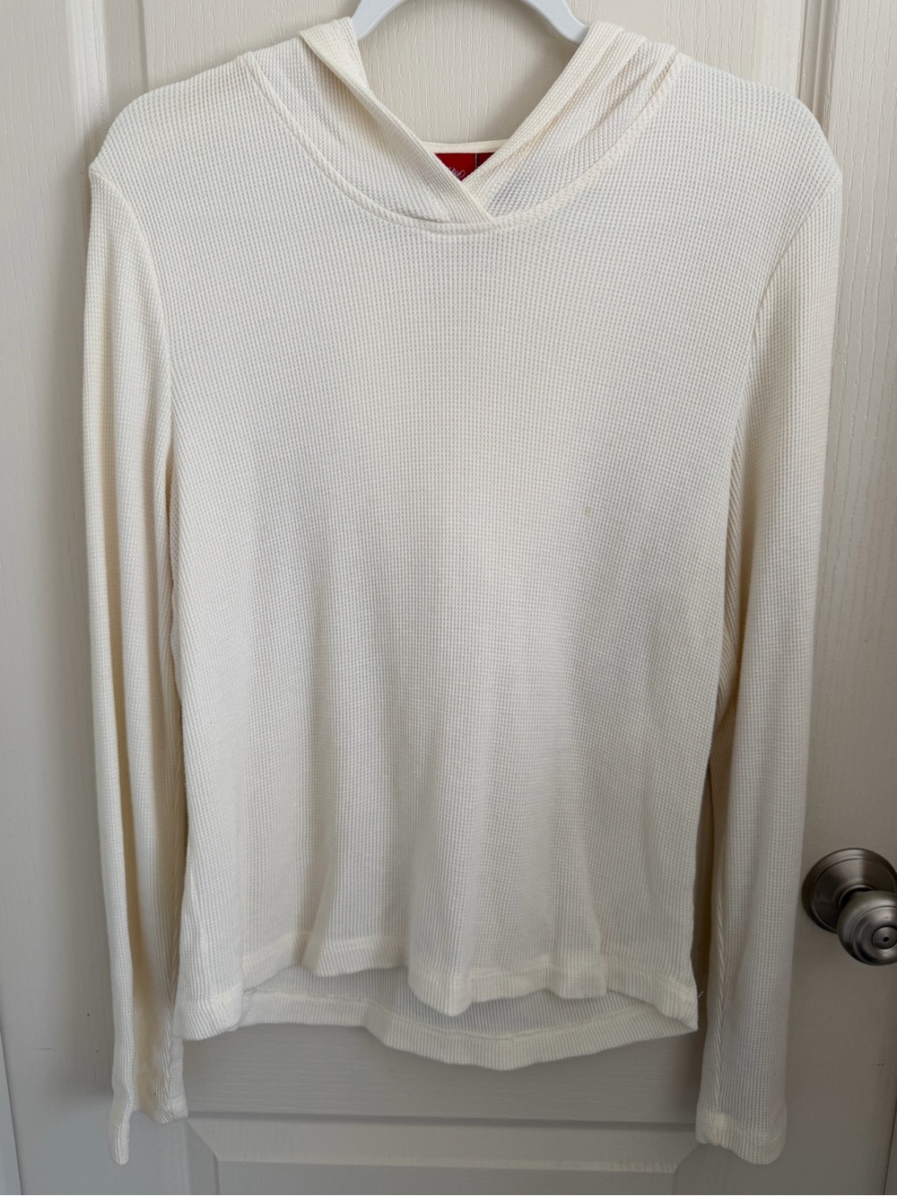 Mossimo Supply Co. waffle-knit pullover thermal hoodie